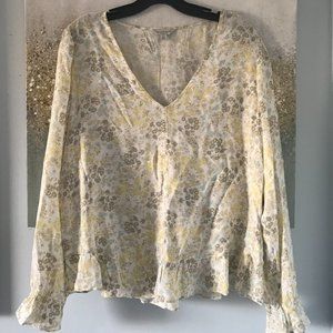 Lucky Brand Floral Blouse (NWT)